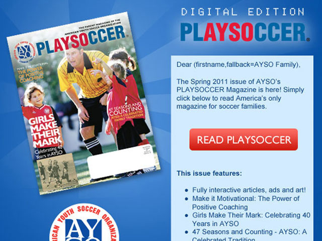AYSO - Email Campaign