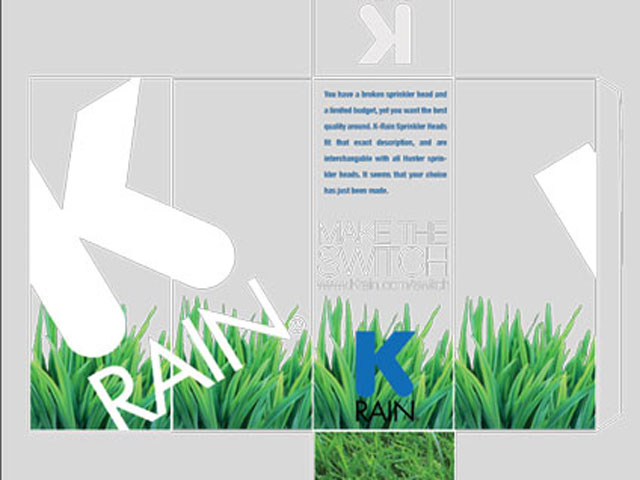 K-Rain - Sprinkler Sample Packaging