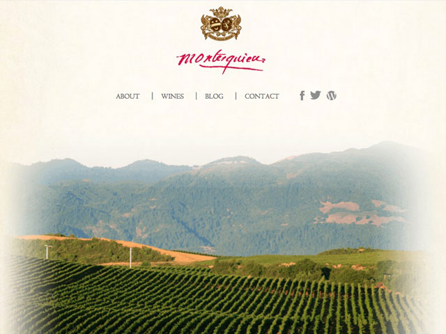 Montesquieu Winery - Website Design
