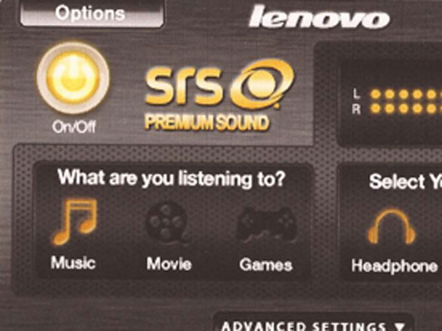 SRS Labs - User Interface